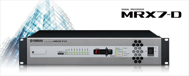 Yamaha Mrx7d Procesador Dante Arquitectura Abierta.